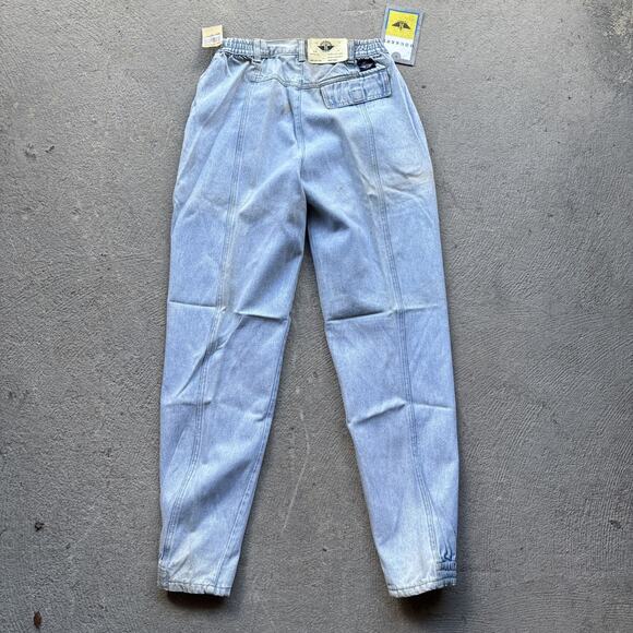 Deadstock 90s Dockers Jeans 30x32 Pleated Denim Levi’s Baggy Acid Wash Vintage - Picture 9 of 15